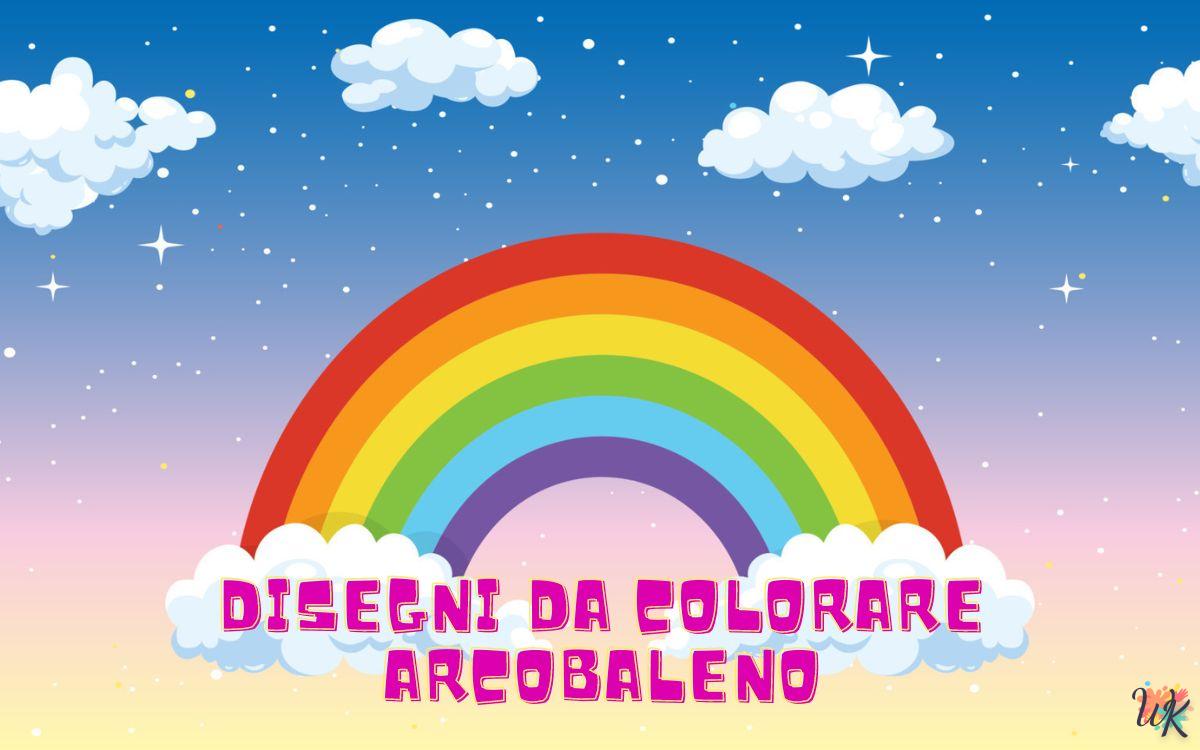 Arcobaleno 1 Disegni da colorare Arcobaleno