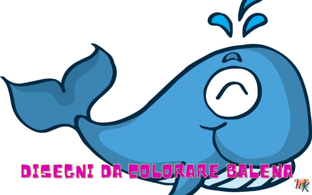 Balena 1 Disegni da colorare Balena