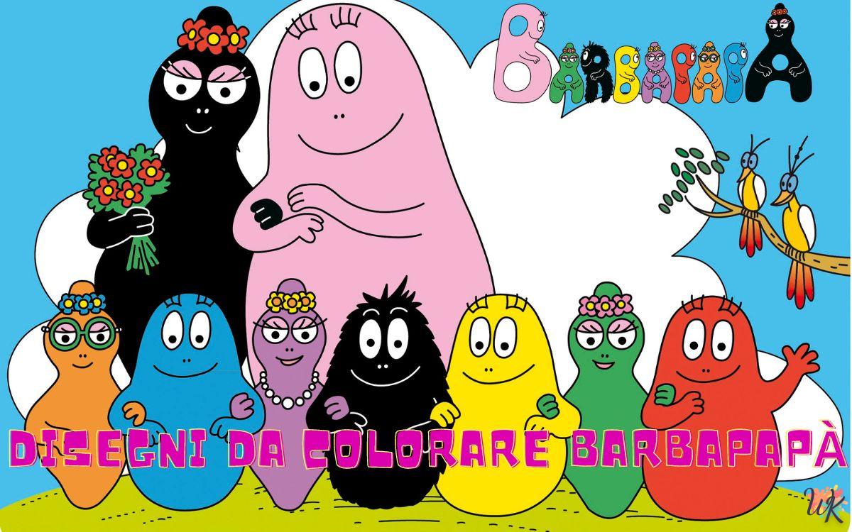 Barbapapà 1 Disegni da colorare Barbapapà