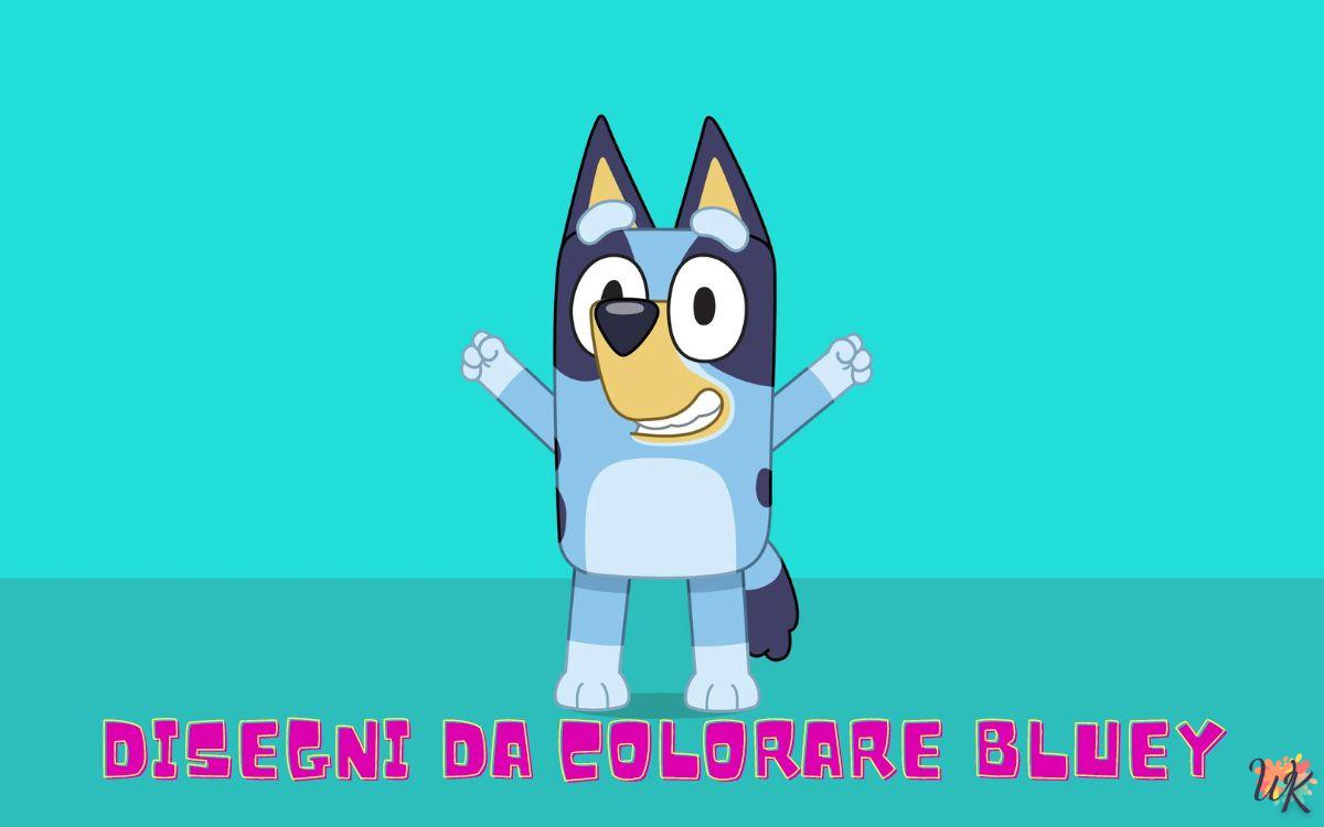 Bluey 1 Disegni da colorare Bluey