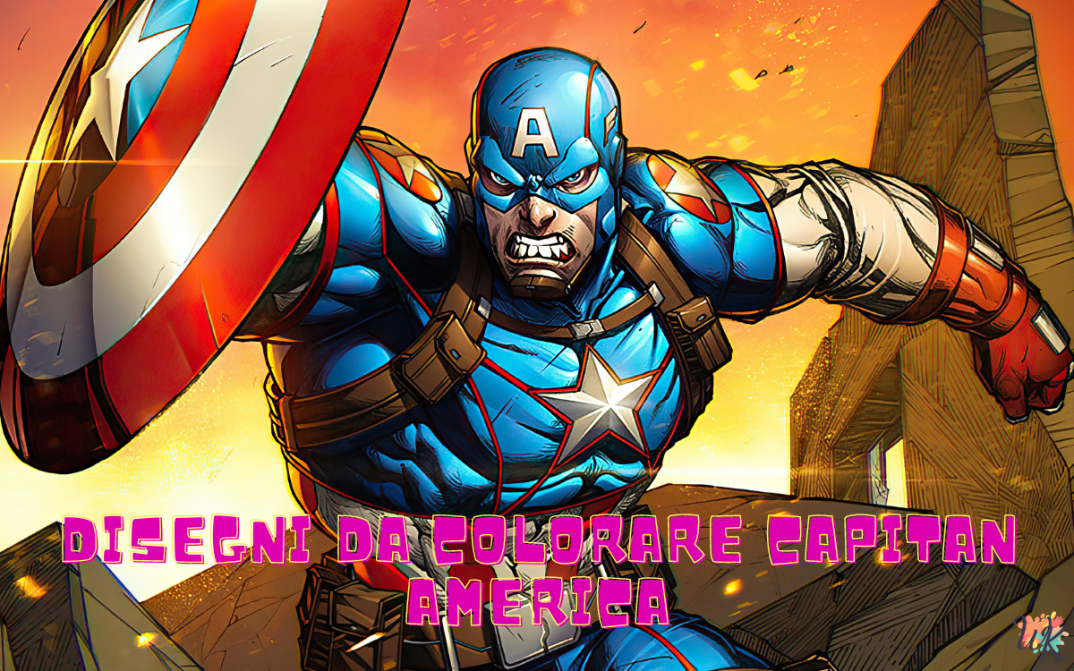 Capitan America 1 Disegni da colorare Capitan America