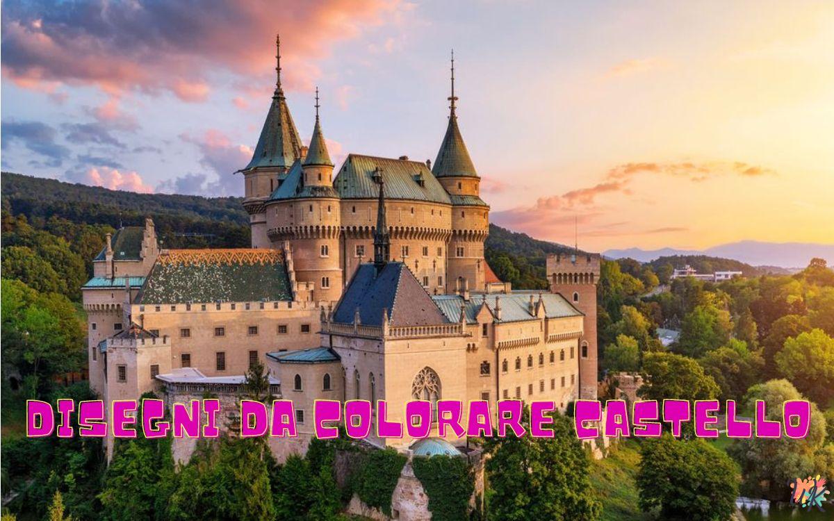 Castello 1 Disegni da colorare Castello
