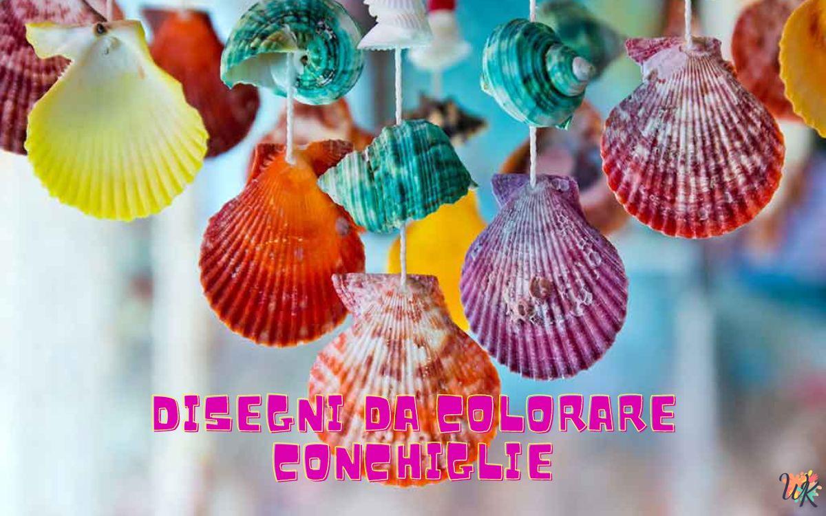 Conchiglie 1 Disegni da colorare Conchiglie