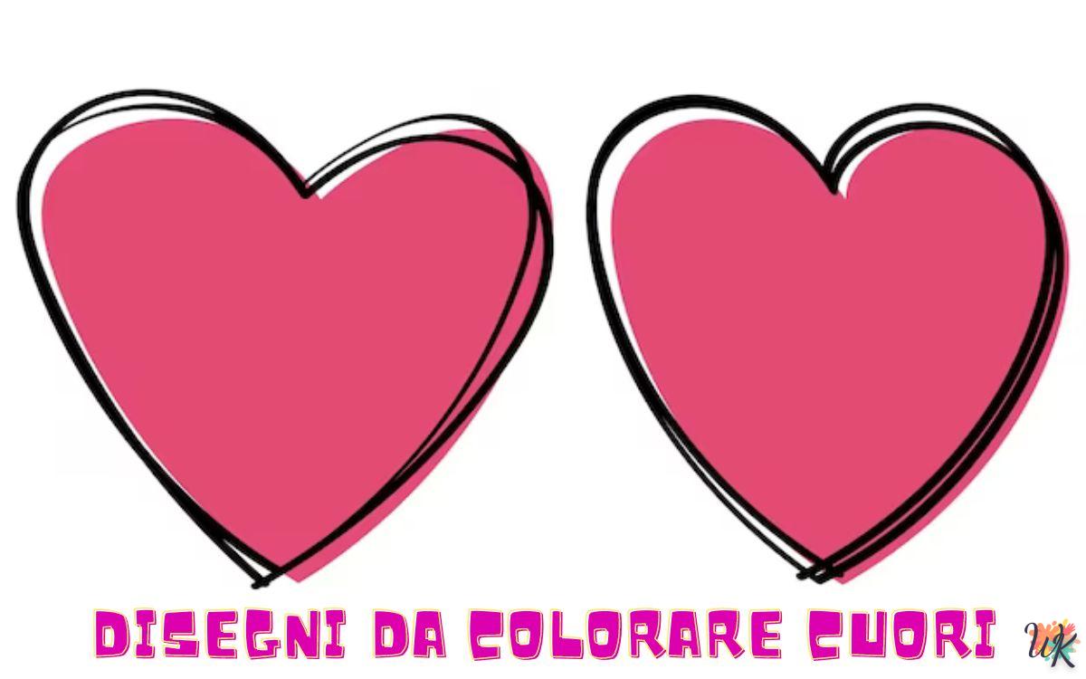 Cuori 1 Disegni da colorare Cuori