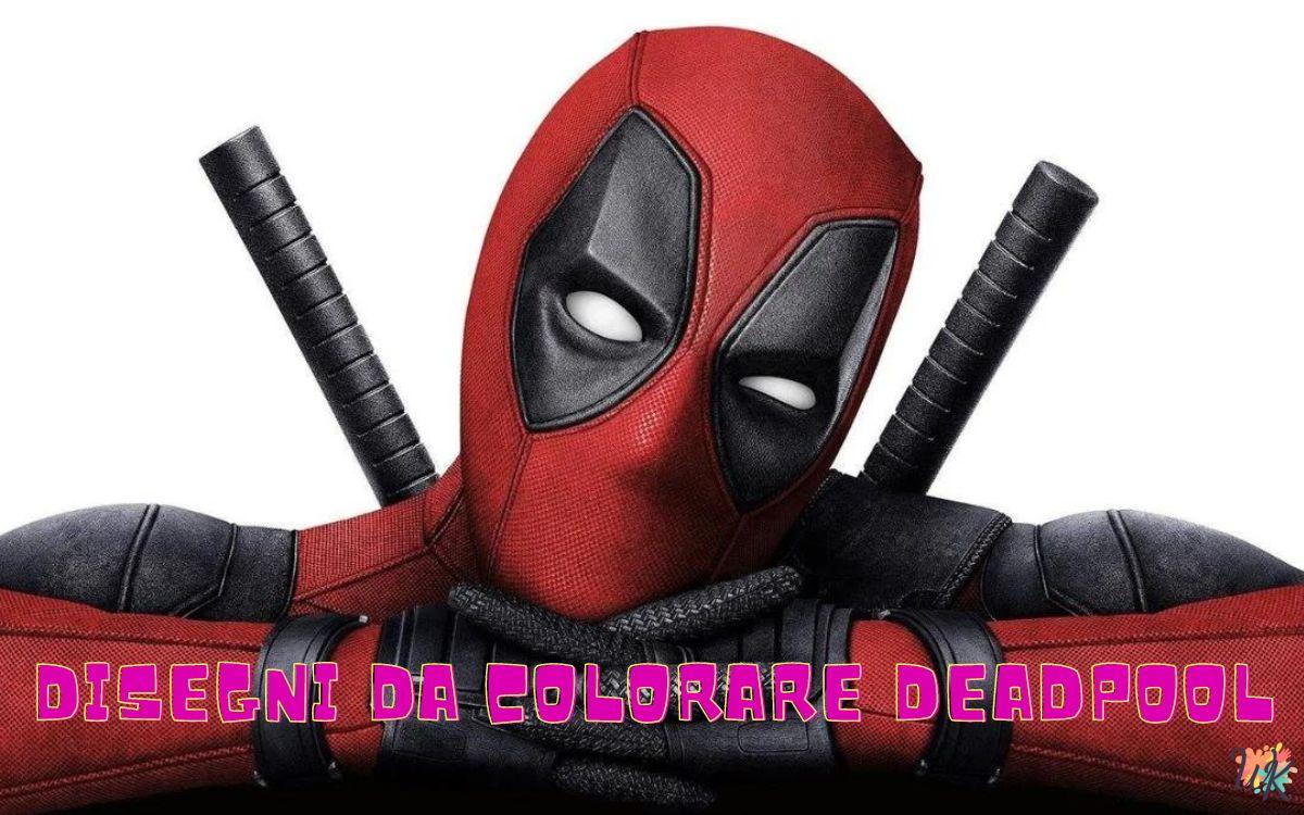 Deadpool 1 Disegni da colorare Deadpool