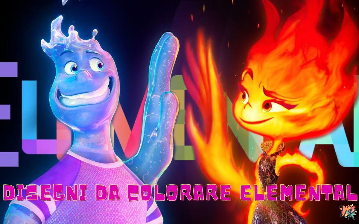 Elemental 1 Disegni da colorare Elemental