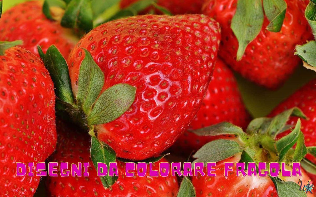 Fragola 1 Disegni da colorare Fragola
