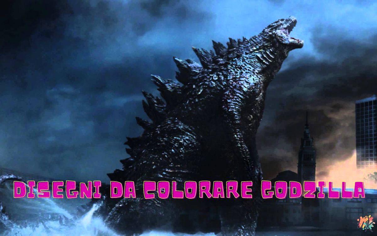 Godzilla 1 Disegni da colorare Godzilla