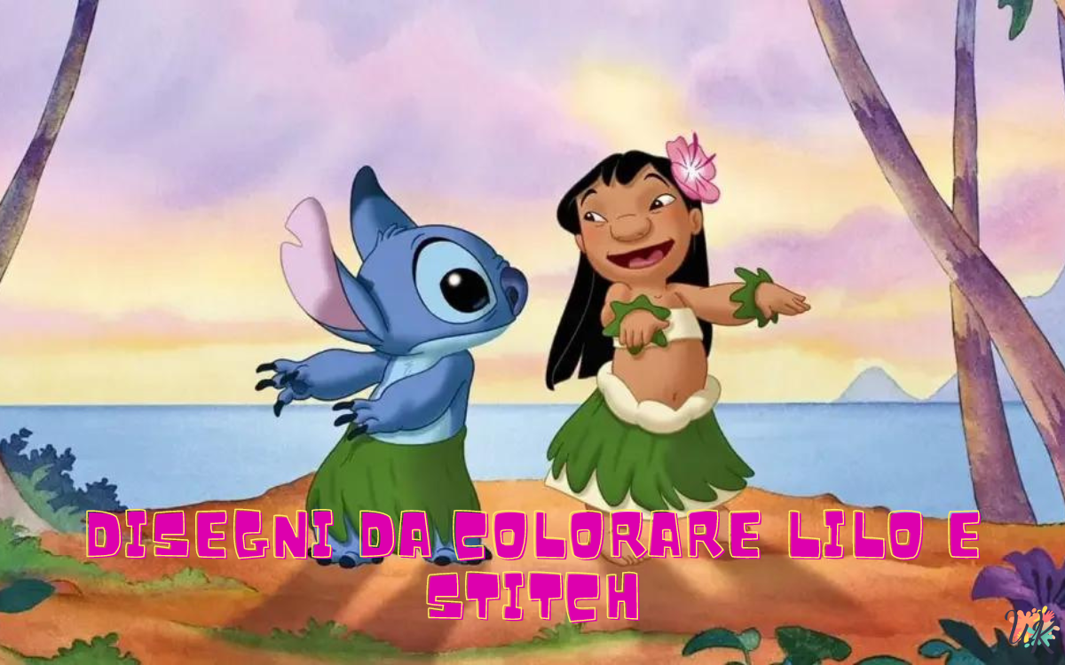 Lilo e Stitch 1 Disegni da colorare Lilo e Stitch