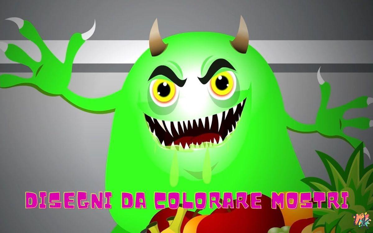 Mostri 1 Disegni da colorare Mostri