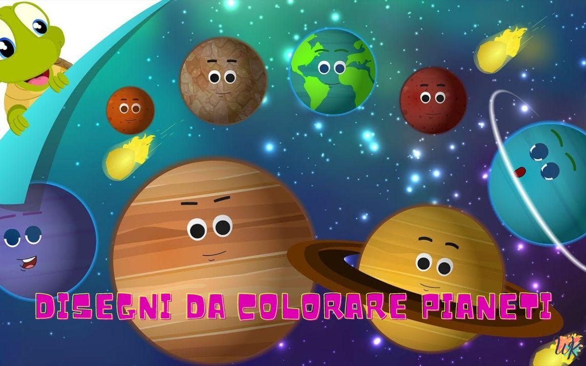 Pianeti 1 Disegni da colorare Pianeti