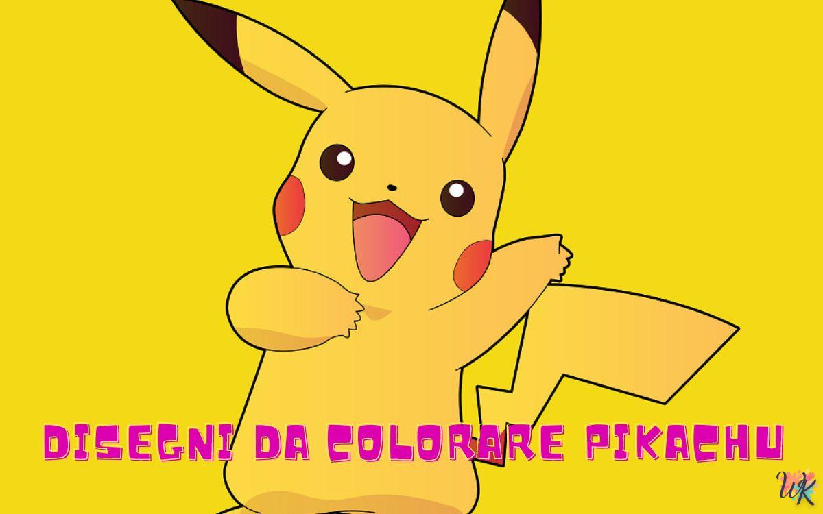 Pikachu 1 Disegni da colorare Pikachu