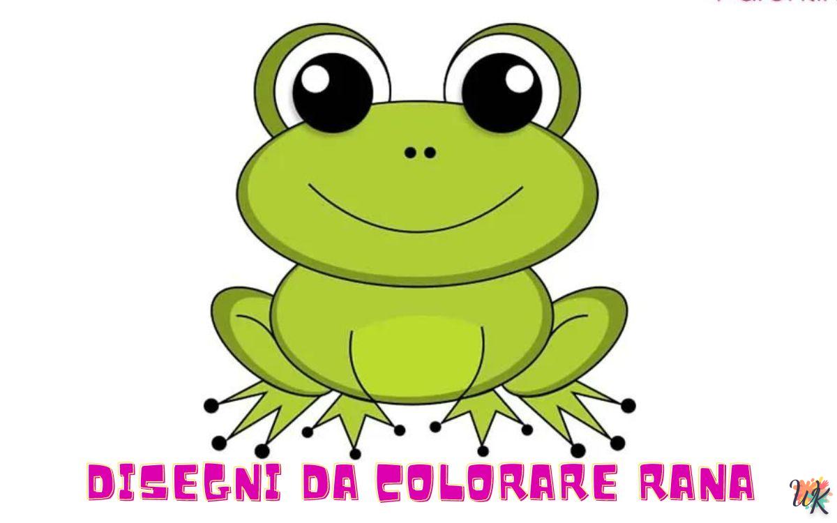 Rana 1 Disegni da colorare Rana