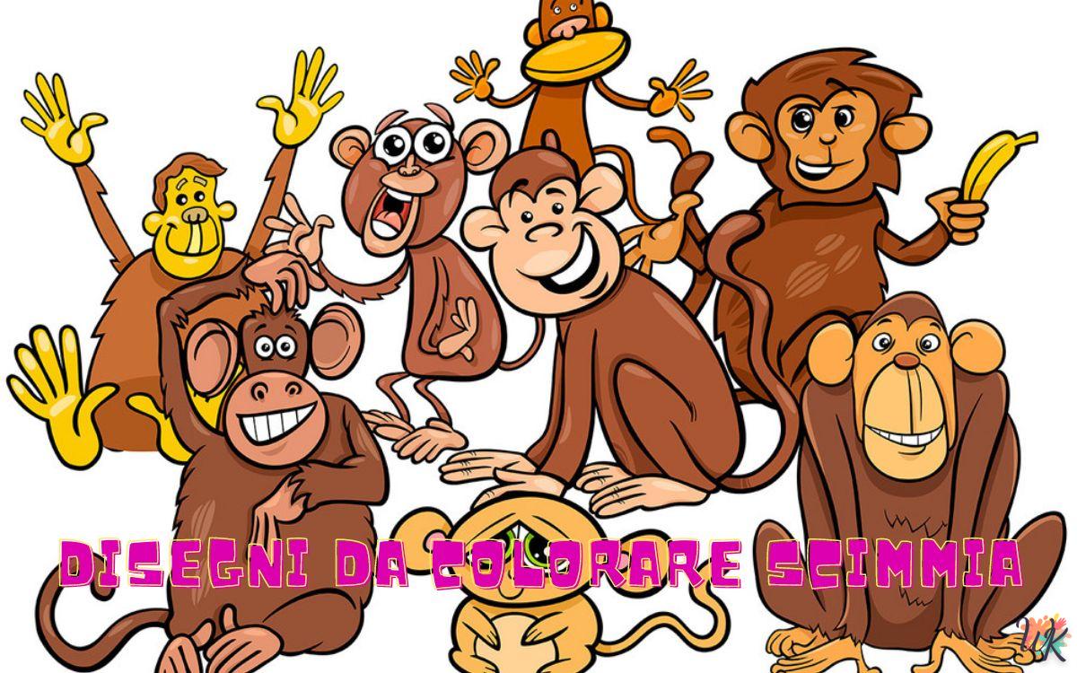 Scimmia 1 Disegni da colorare Scimmia