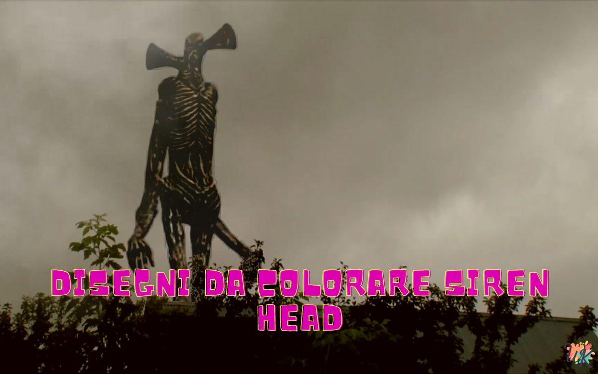 Siren Head 1 Disegni da colorare Siren Head
