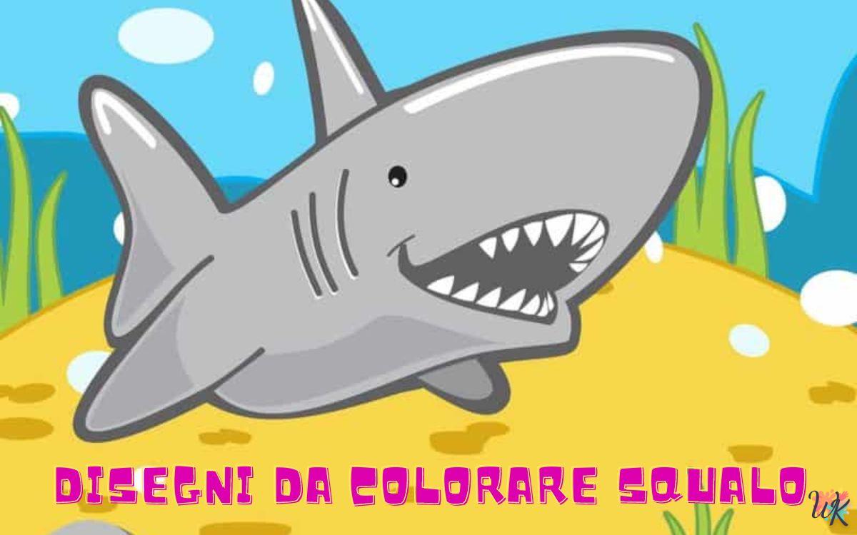 Squalo 1 Disegni da colorare Squalo