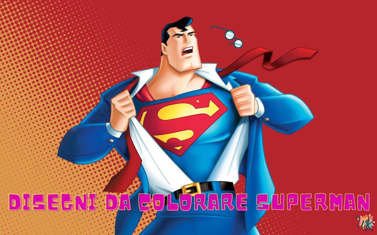 Superman 1 Disegni da colorare Superman