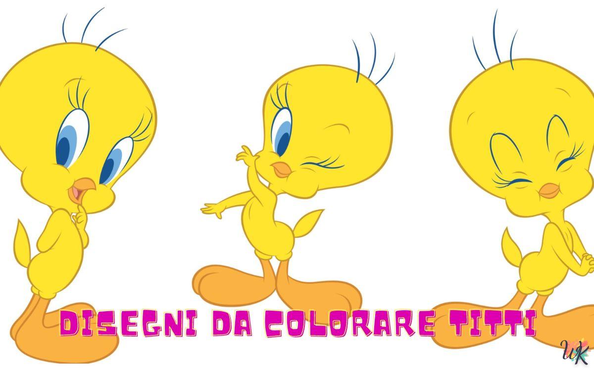 Titti 1 Disegni da colorare Titti