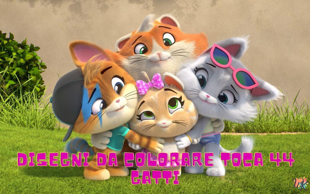 44 Gatti 1 Disegni da colorare 44 Gatti