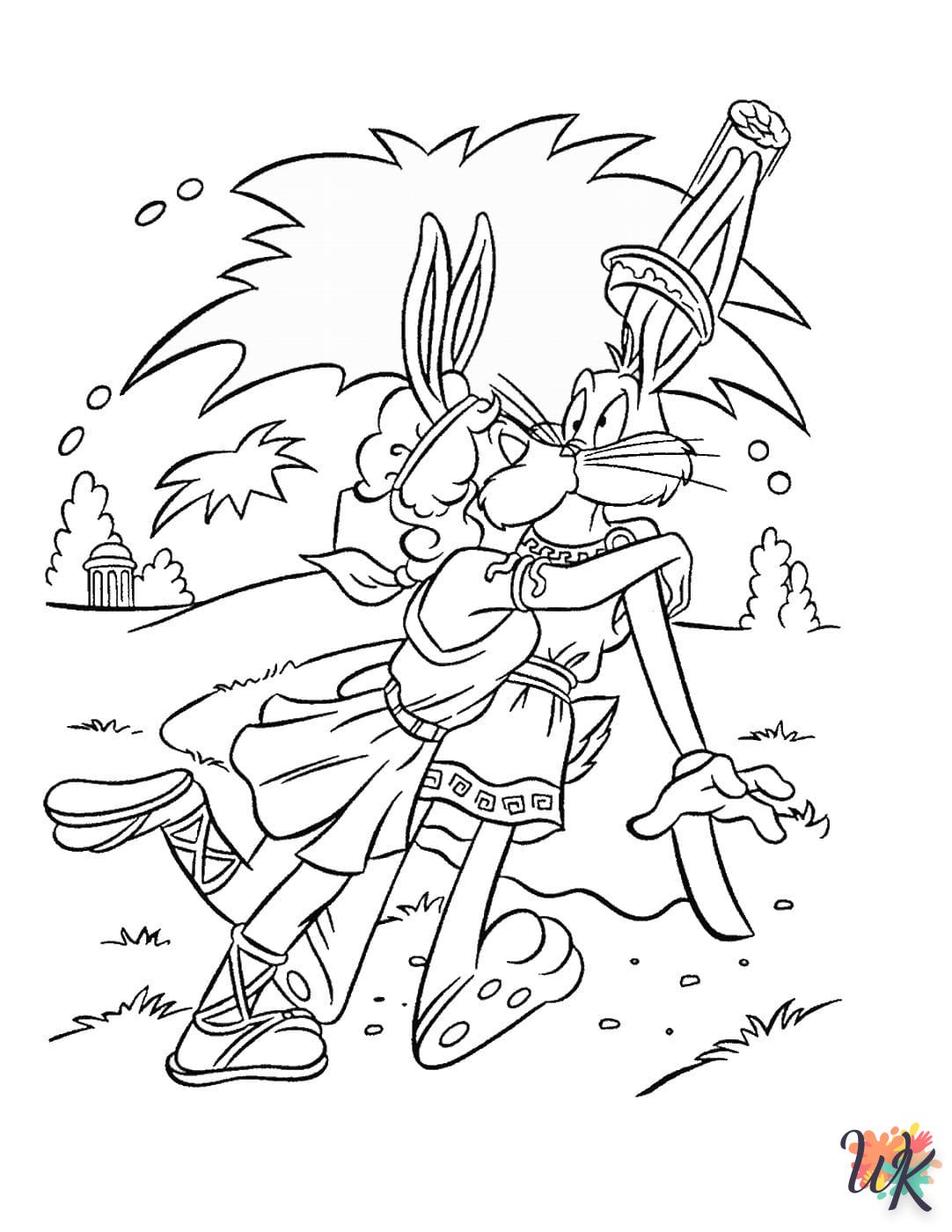 Disegni da Colorare Bugs Bunny 17