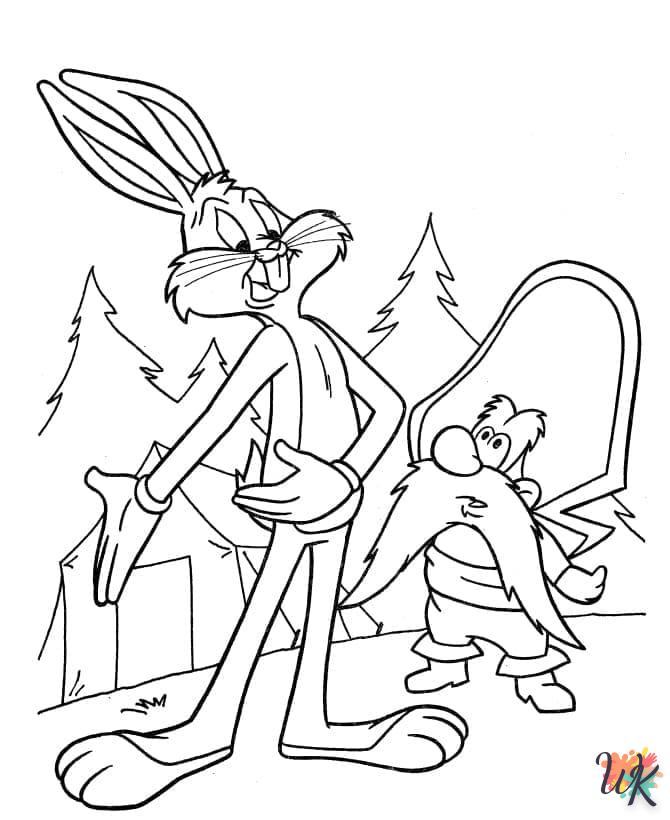 Disegni da Colorare Bugs Bunny 52