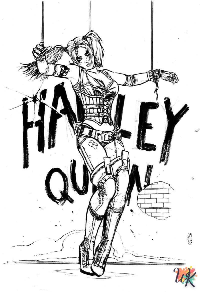 Disegni da Colorare Harley Quinn 10