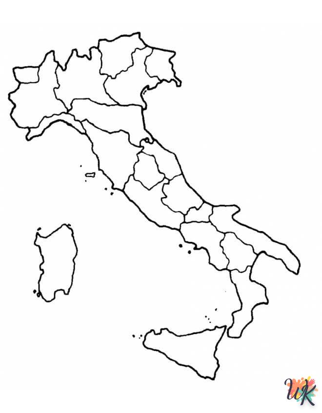 Disegni da Colorare Italia 16