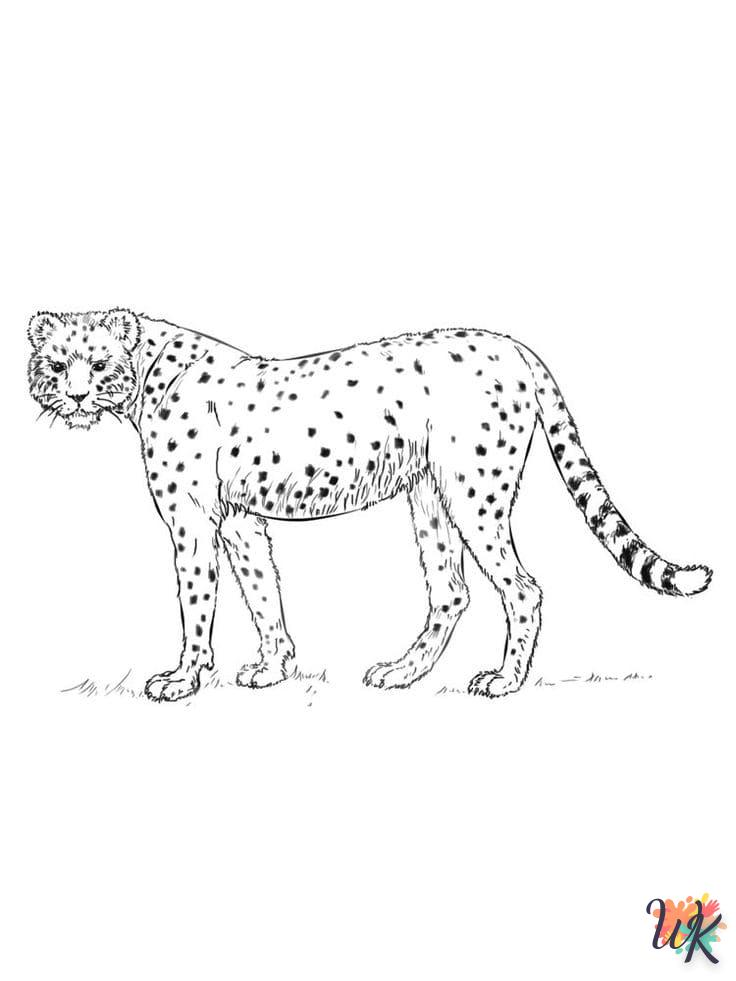 Disegni da Colorare Leopardo 11