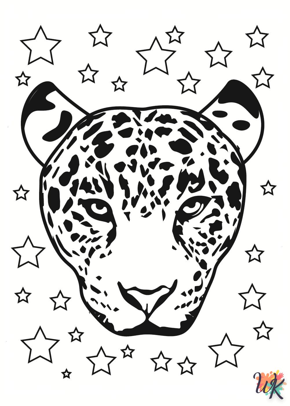 Disegni da Colorare Leopardo 2