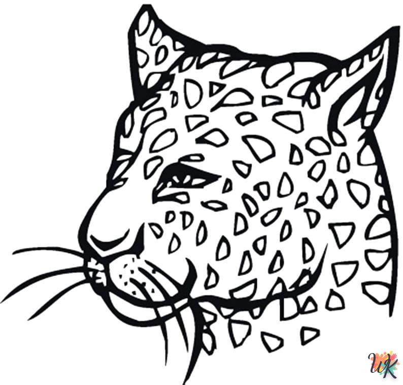 Disegni da Colorare Leopardo 40