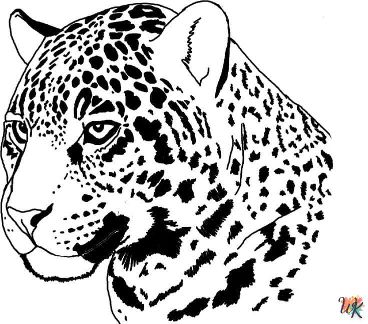 Disegni da Colorare Leopardo 45