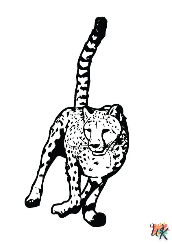 Disegni da Colorare Leopardo 54