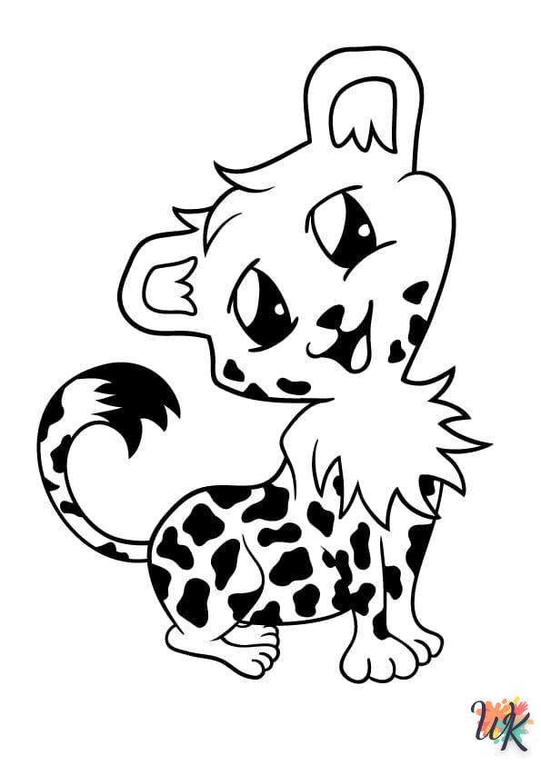 Disegni da Colorare Leopardo 57