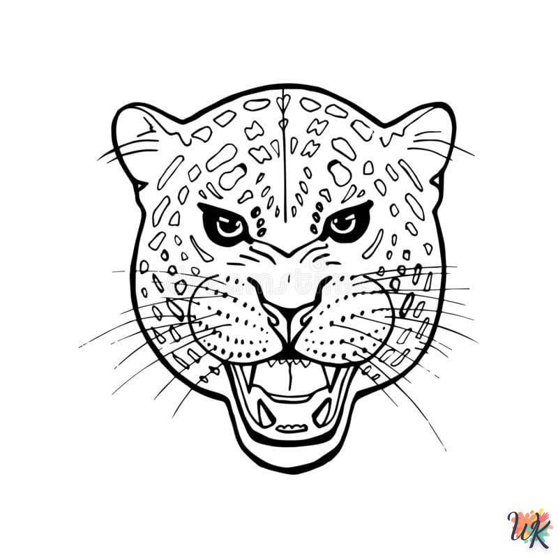 Disegni da Colorare Leopardo 58