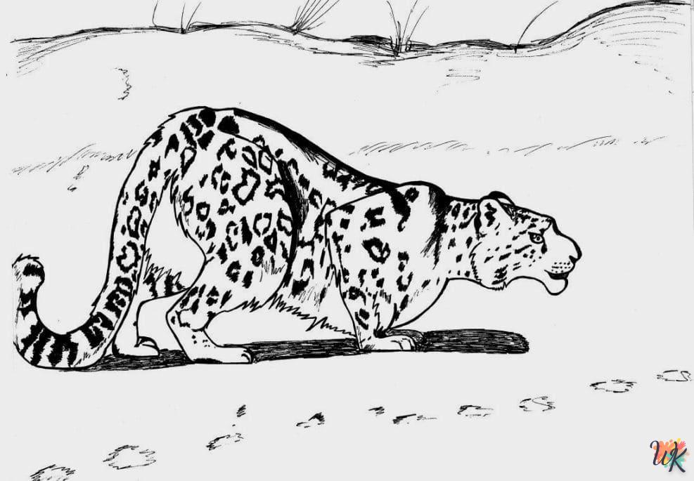 Disegni da Colorare Leopardo 59