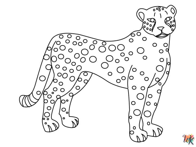 Disegni da Colorare Leopardo 61