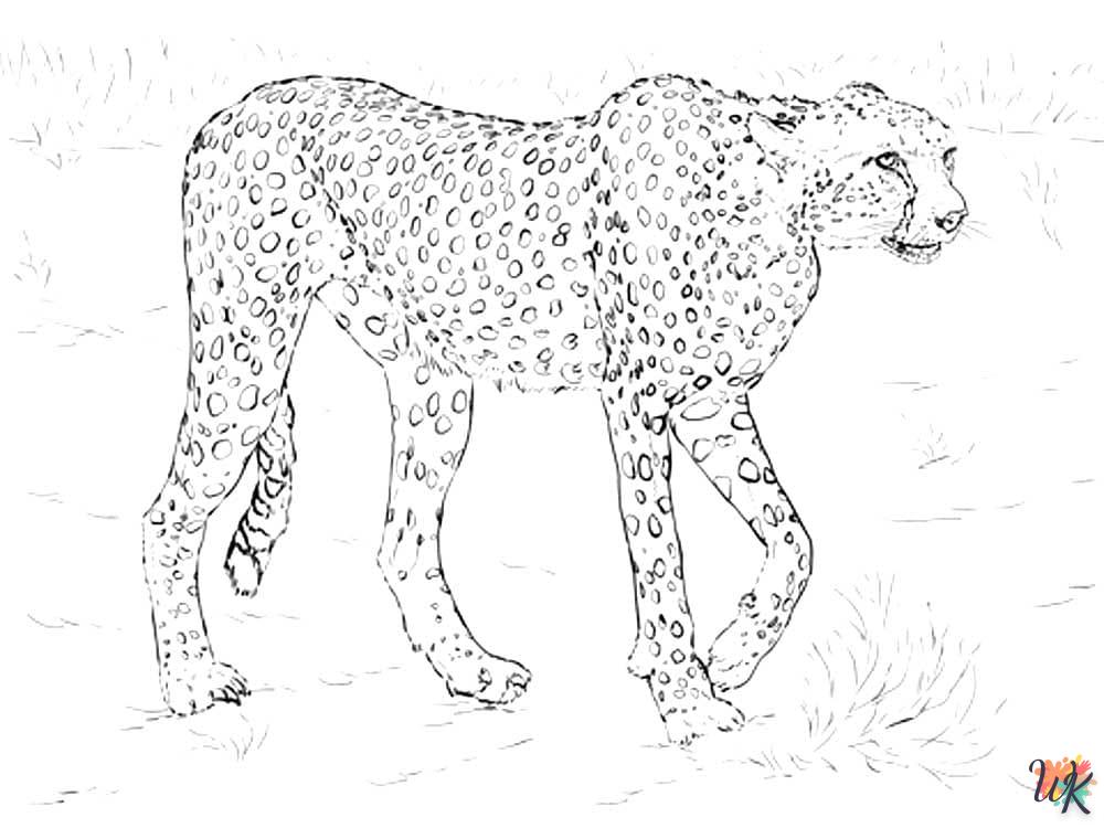 Disegni da Colorare Leopardo 66