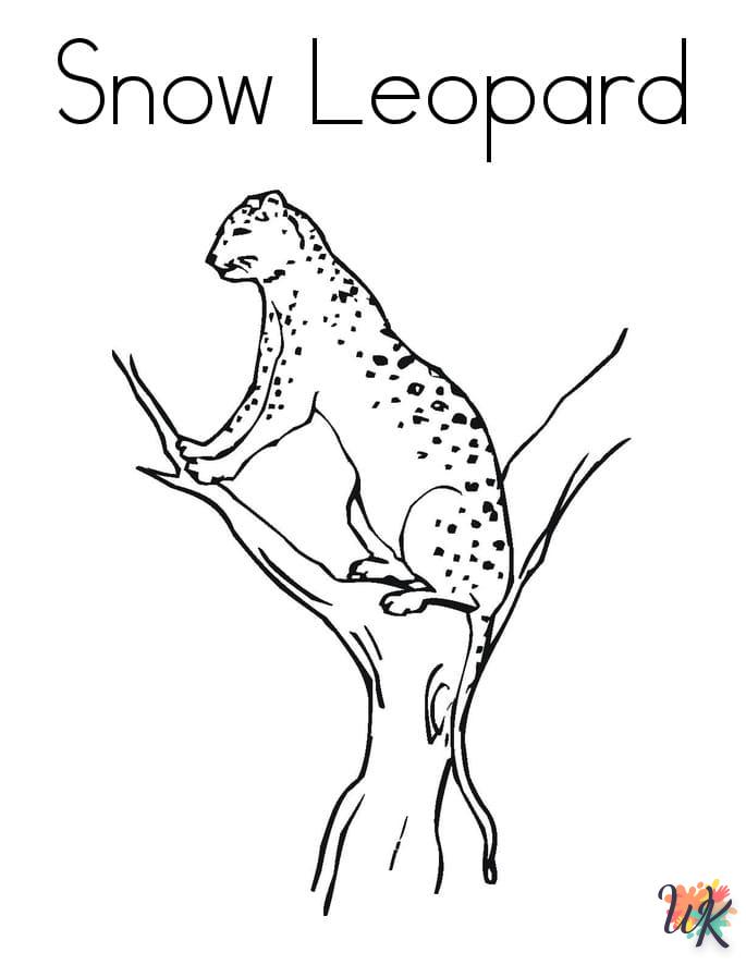 Disegni da Colorare Leopardo 71