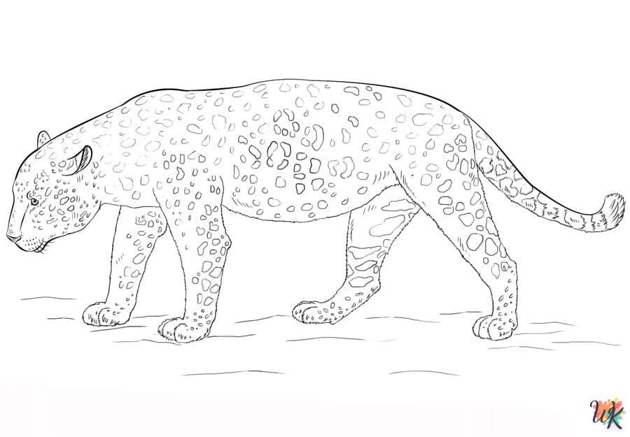 Disegni da Colorare Leopardo 83