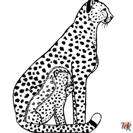Disegni da Colorare Leopardo 84