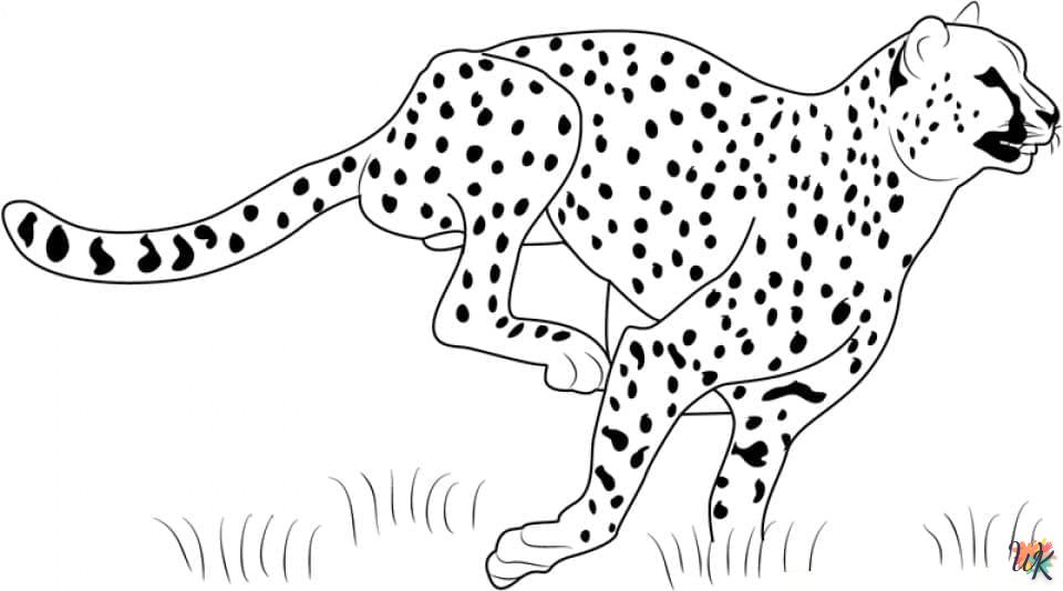 Disegni da Colorare Leopardo 88
