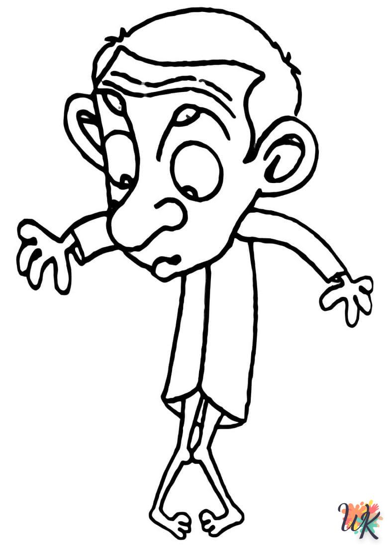 Disegni da Colorare Mr Bean 20