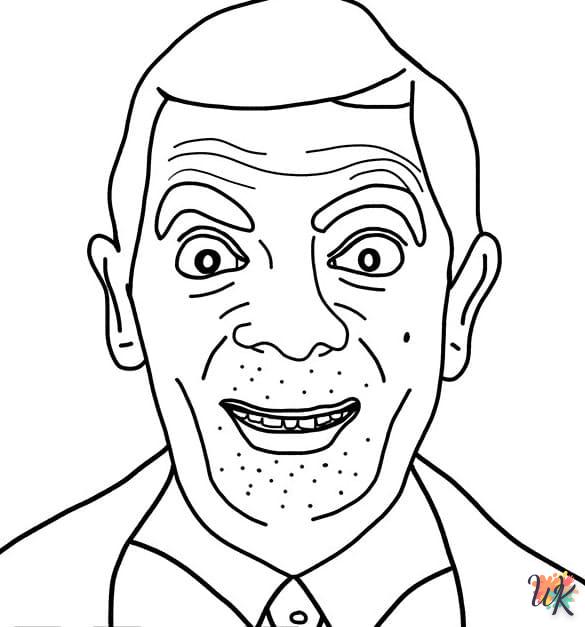 Disegni da Colorare Mr Bean 4