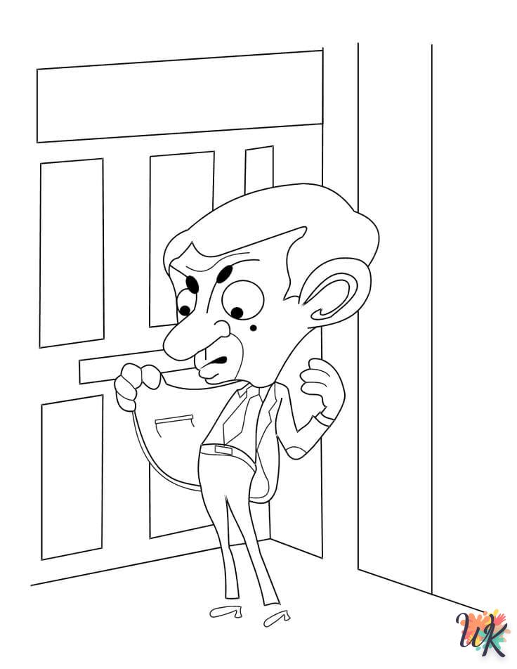 Disegni da Colorare Mr Bean 8