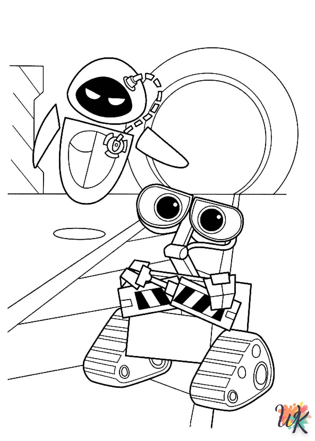 Disegni da Colorare WALL E 16