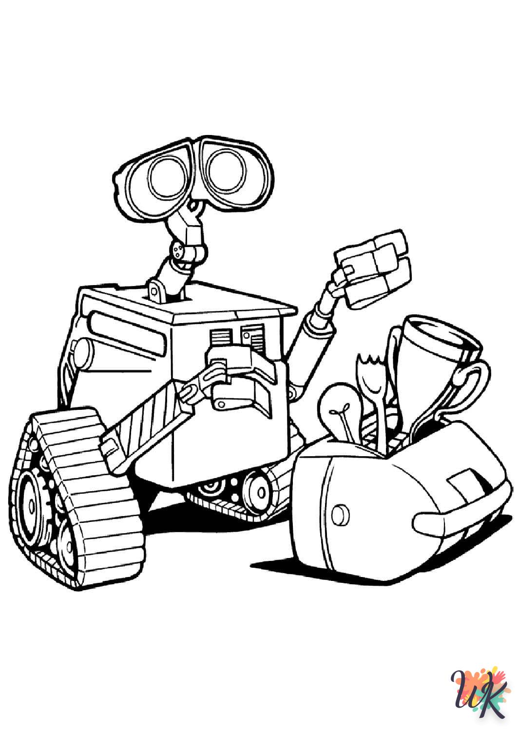 Disegni da Colorare WALL E 25