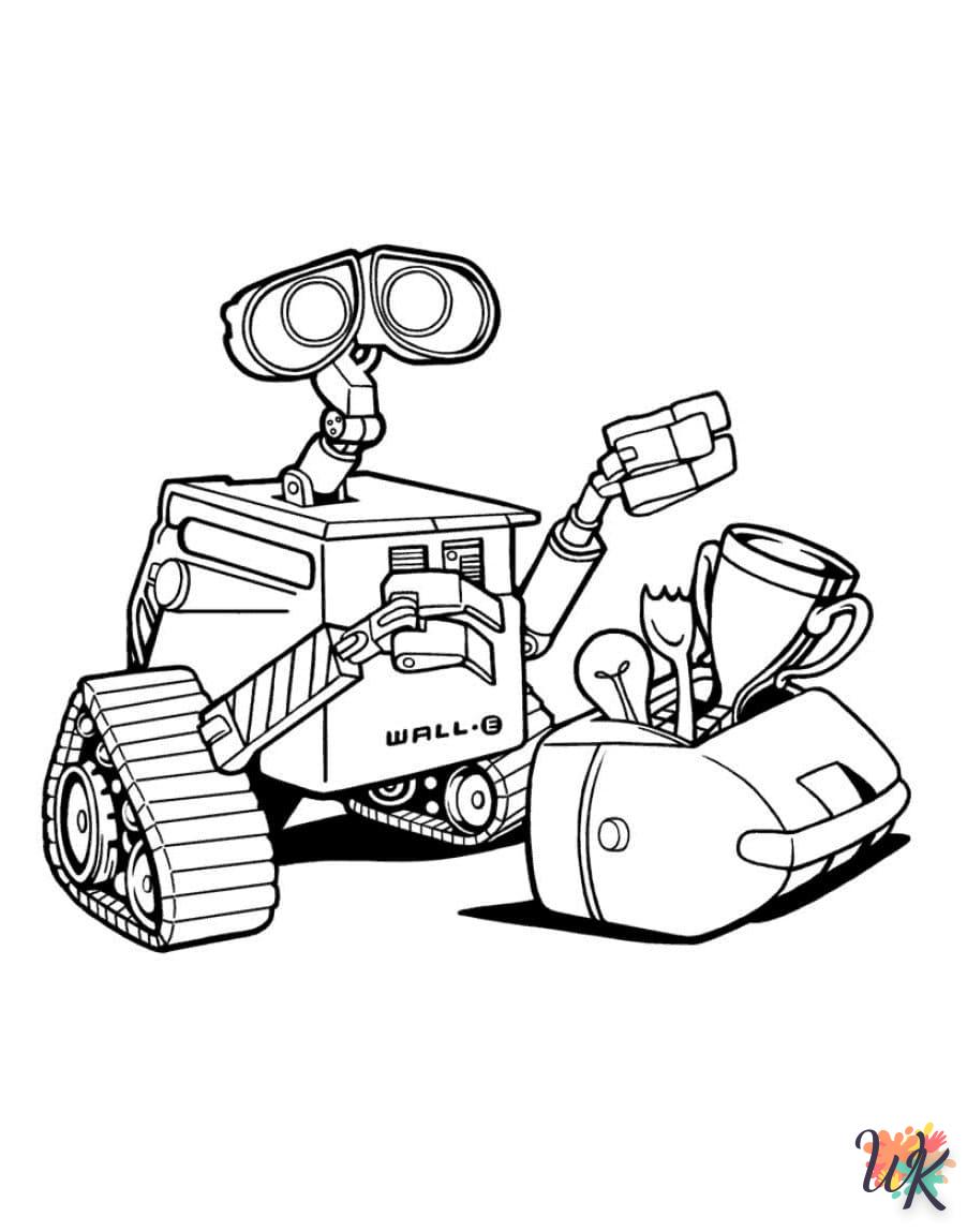 Disegni da Colorare WALL E 3