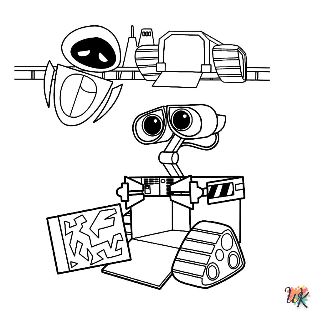 Disegni da Colorare WALL E 47