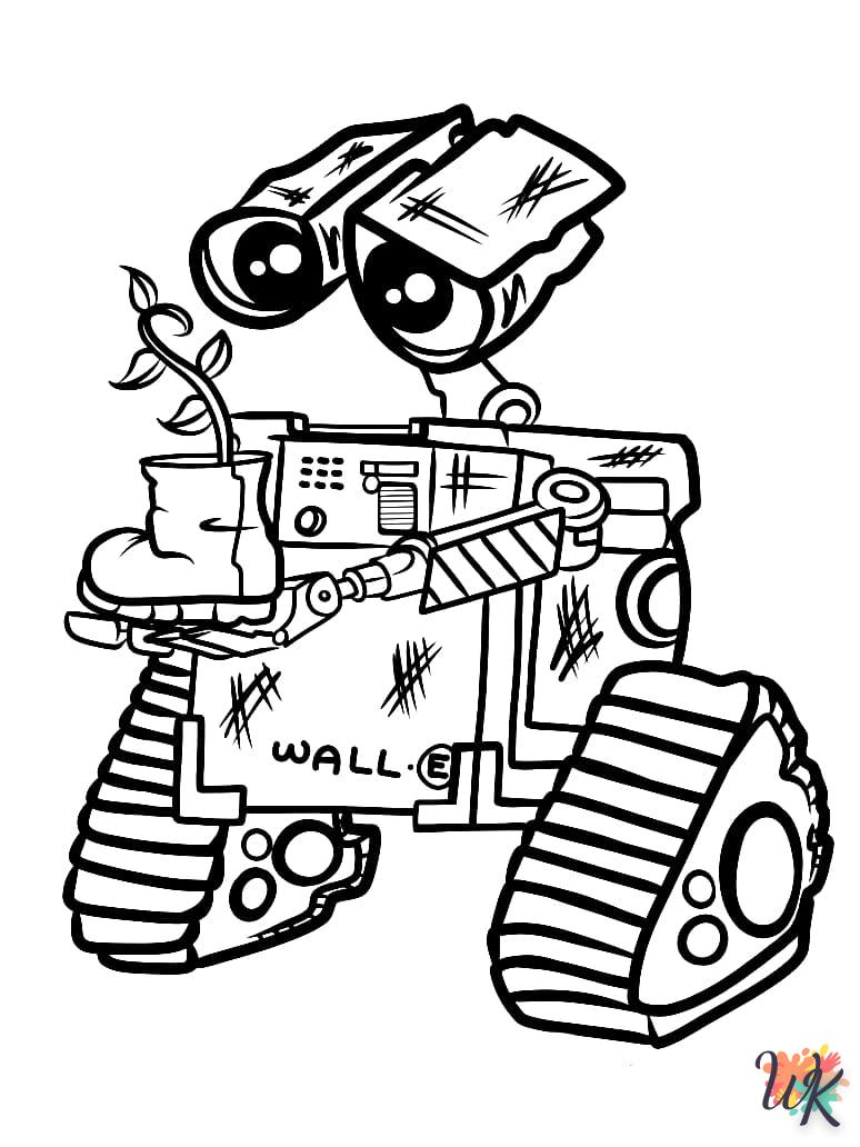 Disegni da Colorare WALL E 51
