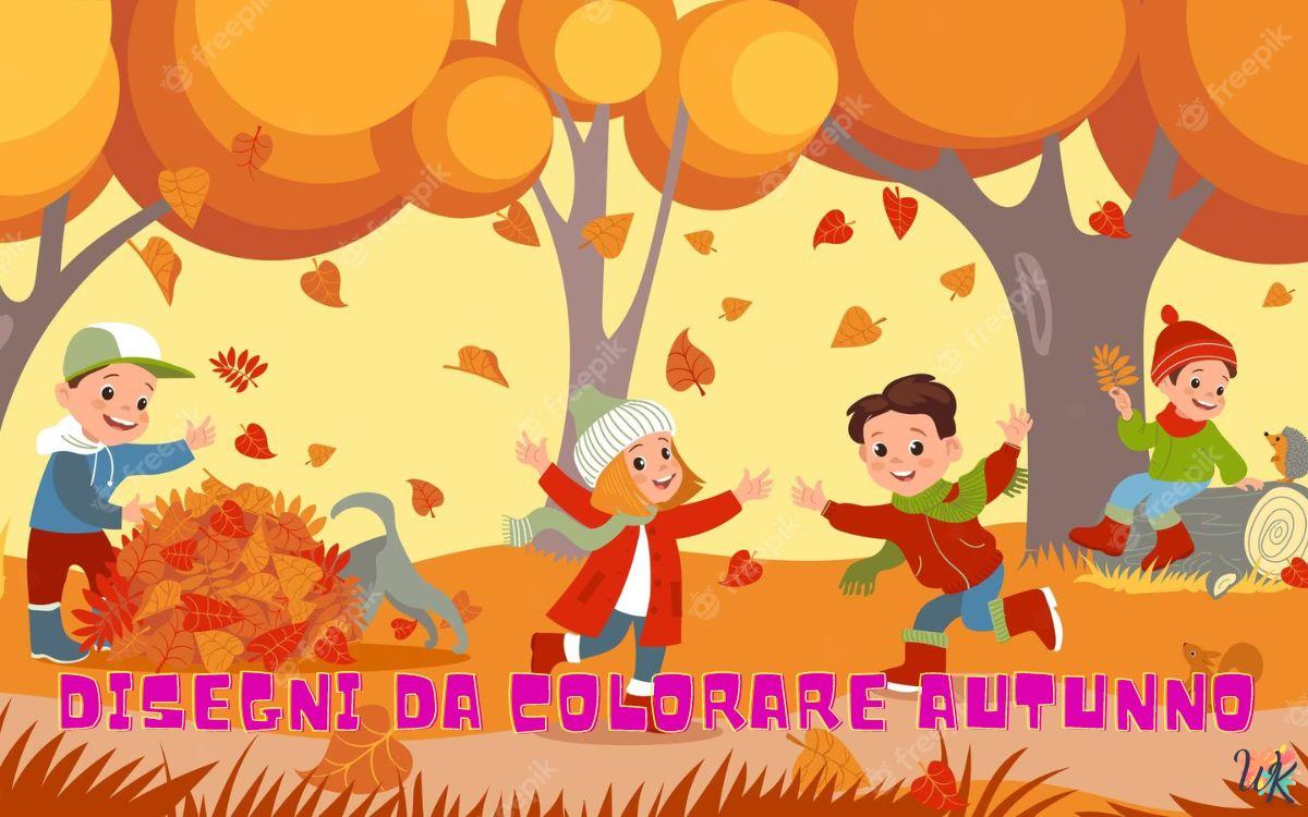 Autunno 1 Disegni da colorare Autunno